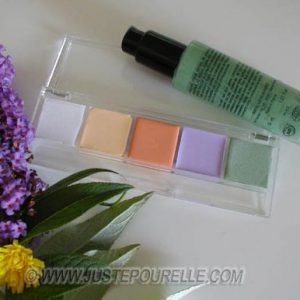 les bases colorées du maquillage