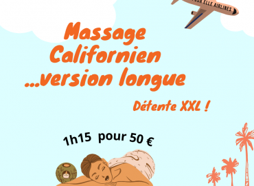 Promotion massage californien