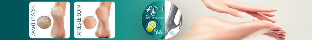 un avant / après du soin kaluspeeling pour avoir des beaux pieds