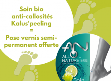 Offre de l'été :Soin Kaluspeeling et pose de vernis semi-permanent