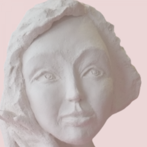 sculpture de buste de femme
